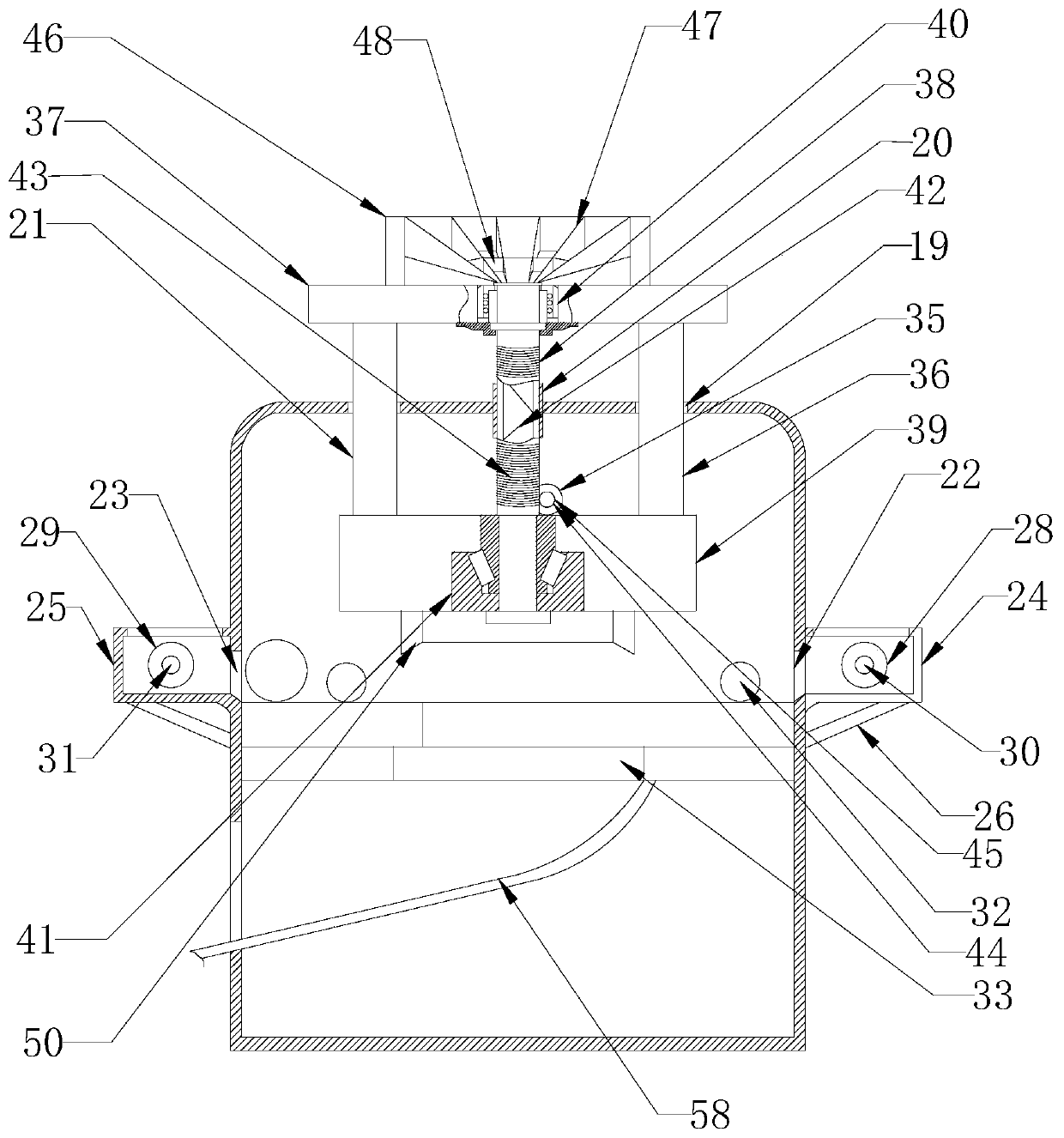 Automatic medicine subpackaging and packaging mechanism for medicine department