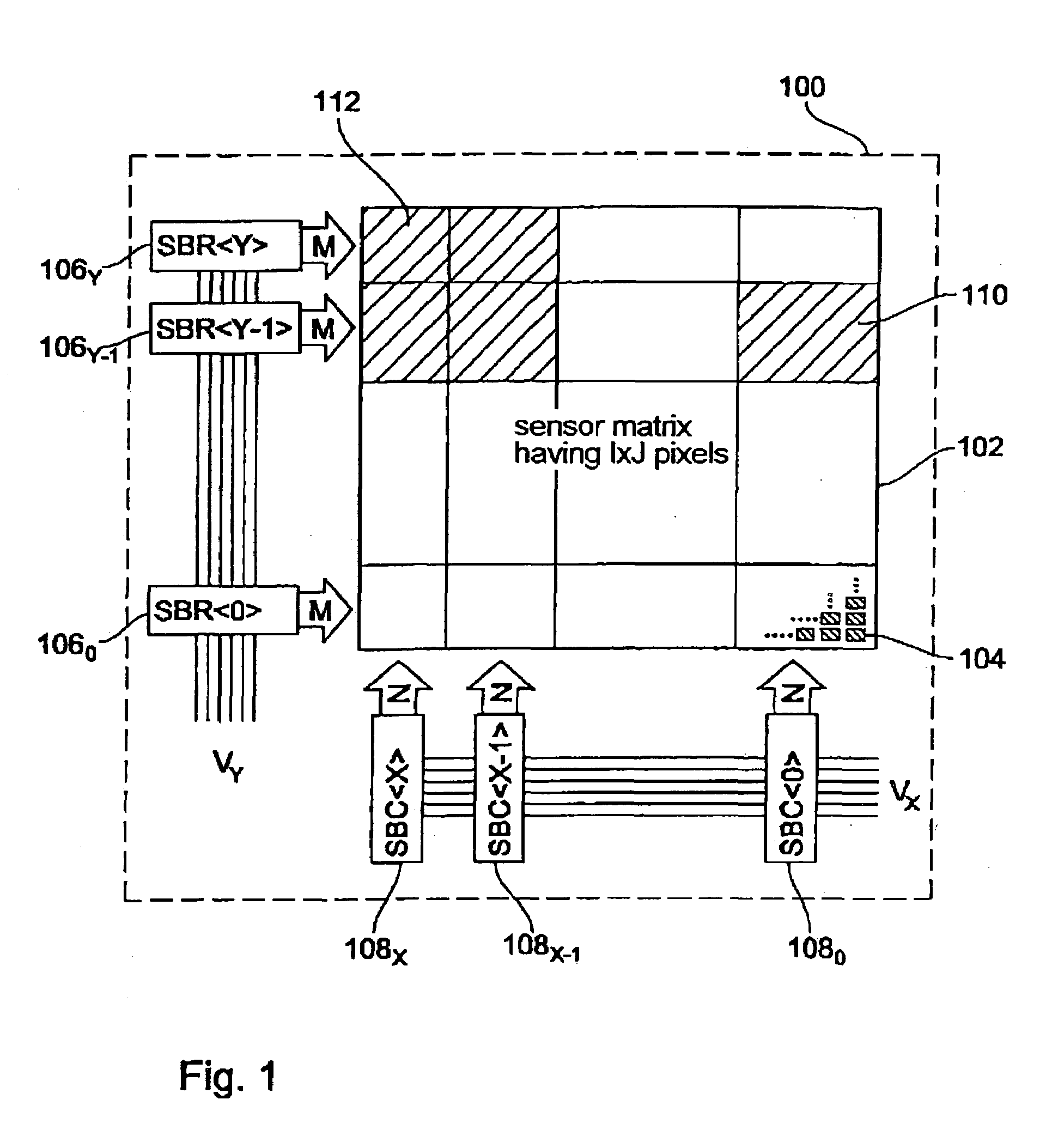 Method and device for reading out image data of a sub-range of an image