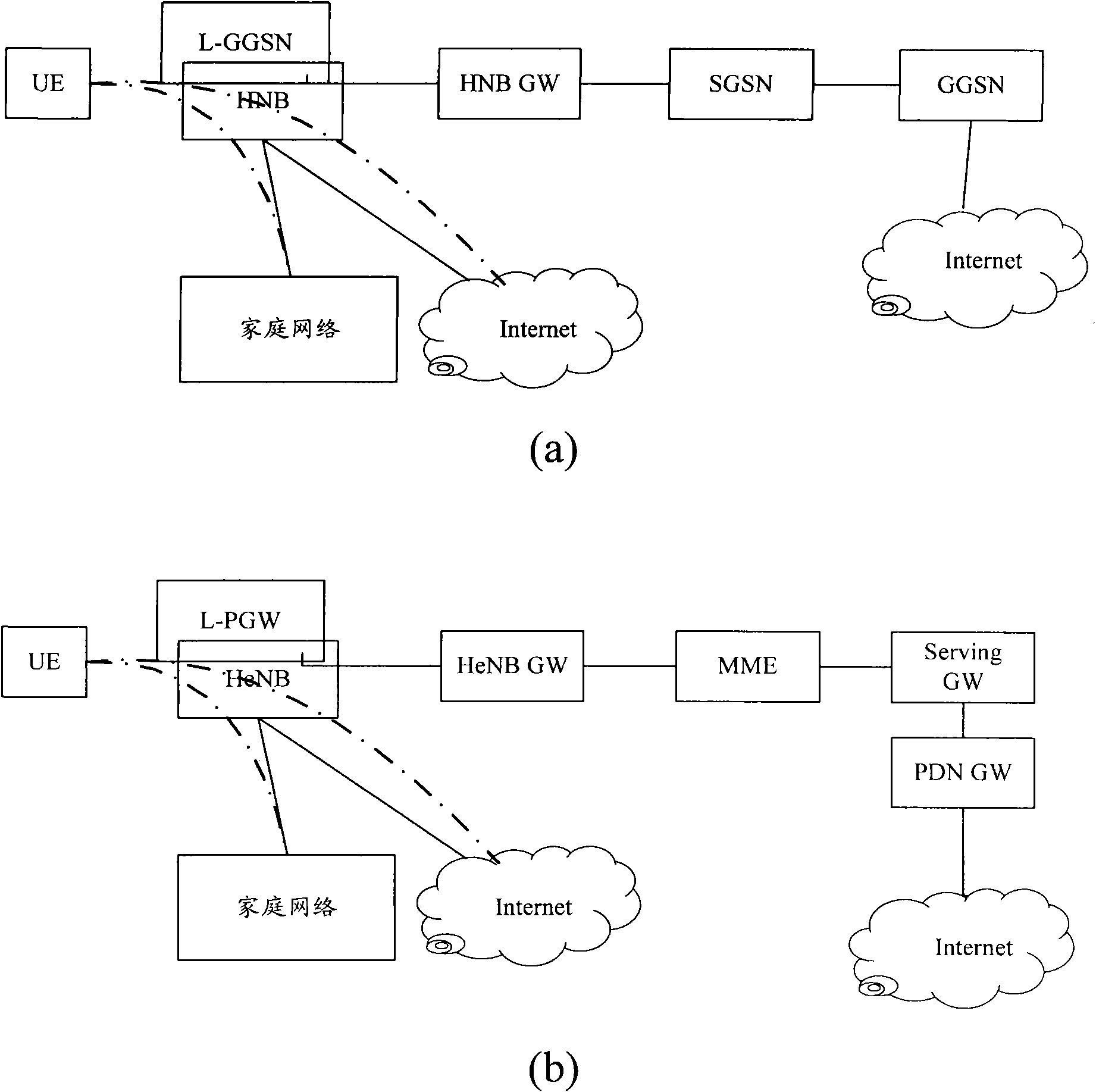 Method and system thereof for realizing paging in local IP access