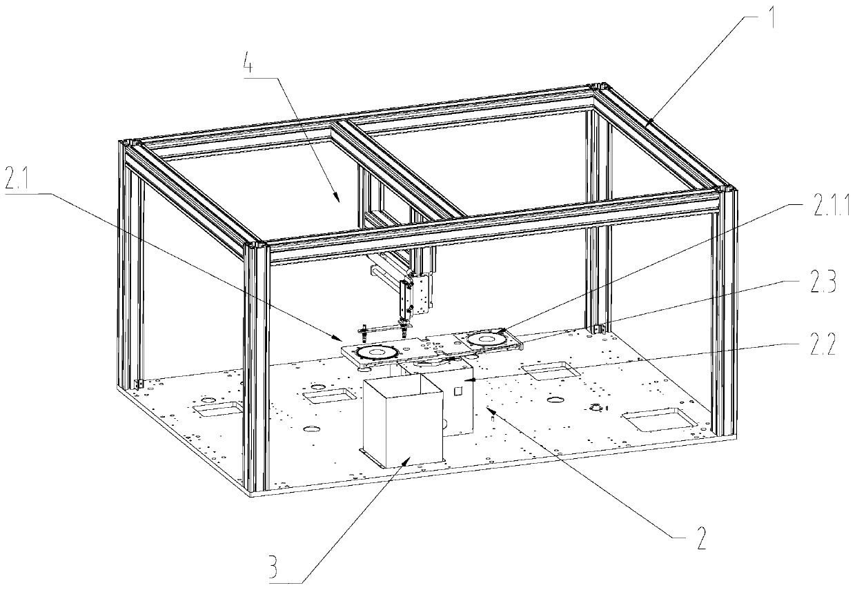 Automatic collecting device for residual die films