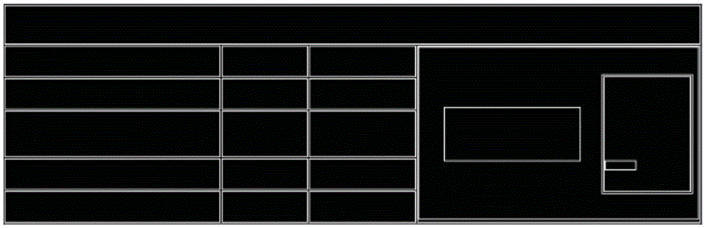 Bayesian optimization-based image table character segmentation method