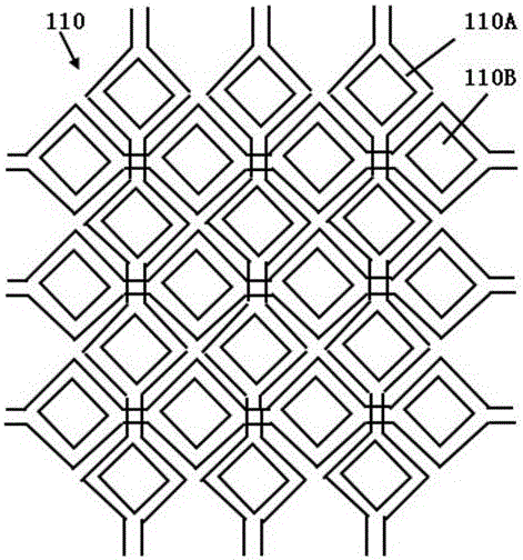 Electrode layout of touch screen