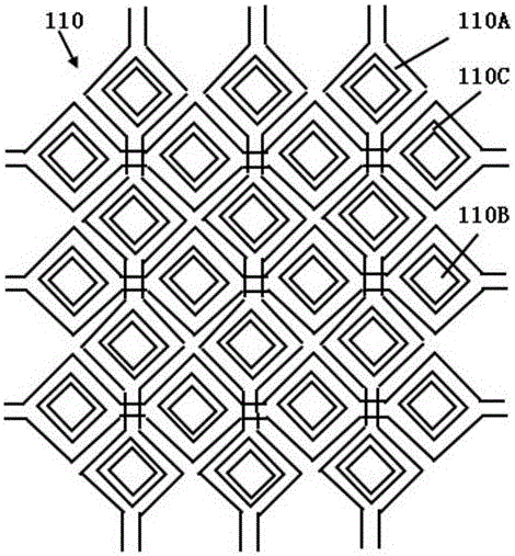 Electrode layout of touch screen