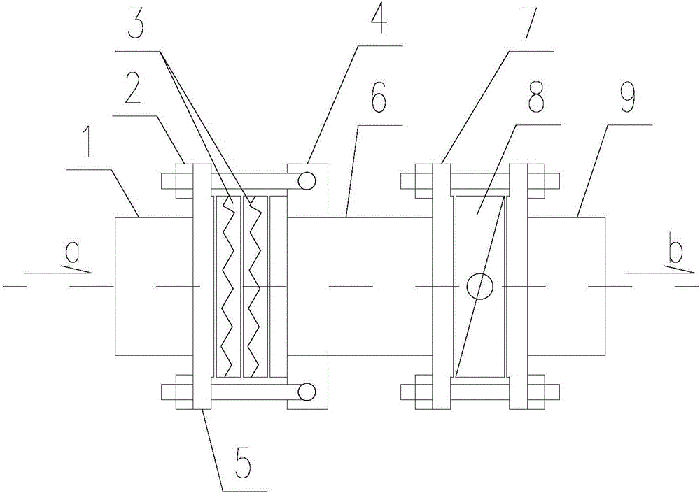 Filter pond blow-down pipe quick sand discharge device