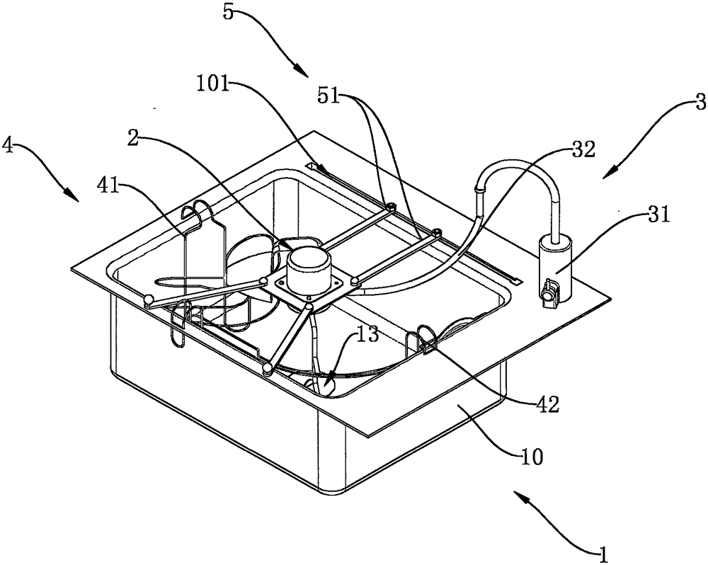 Tableware cleaning device