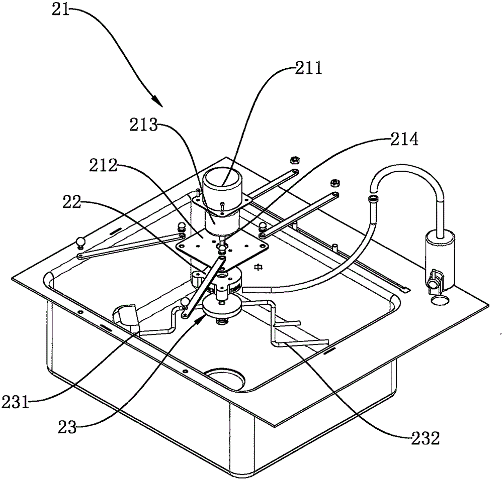 Tableware cleaning device