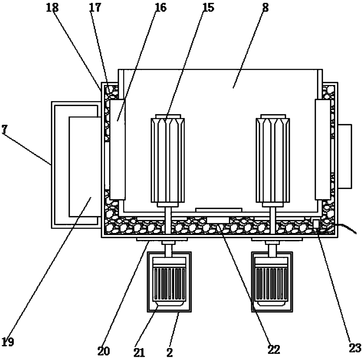 Tempered glass ultrasonic cleaning equipment