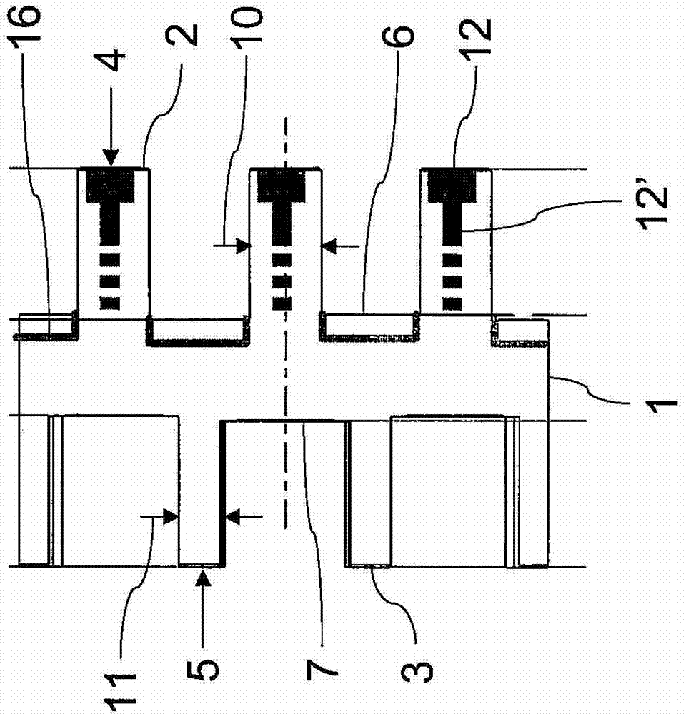 Double roller cage for a double-row cylinder roller bearing with mass compensation