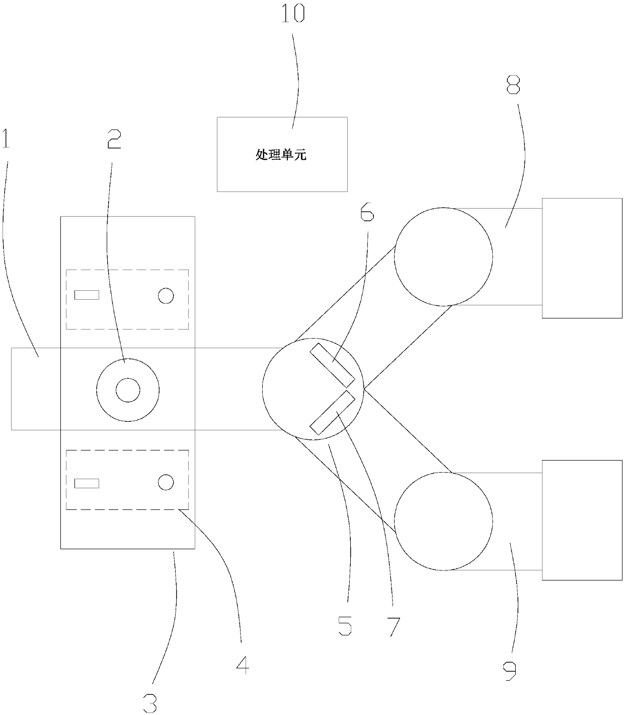 Chemical fiber tail fiber appearance defect detecting system and method