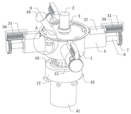 Breeding waste gas treatment device