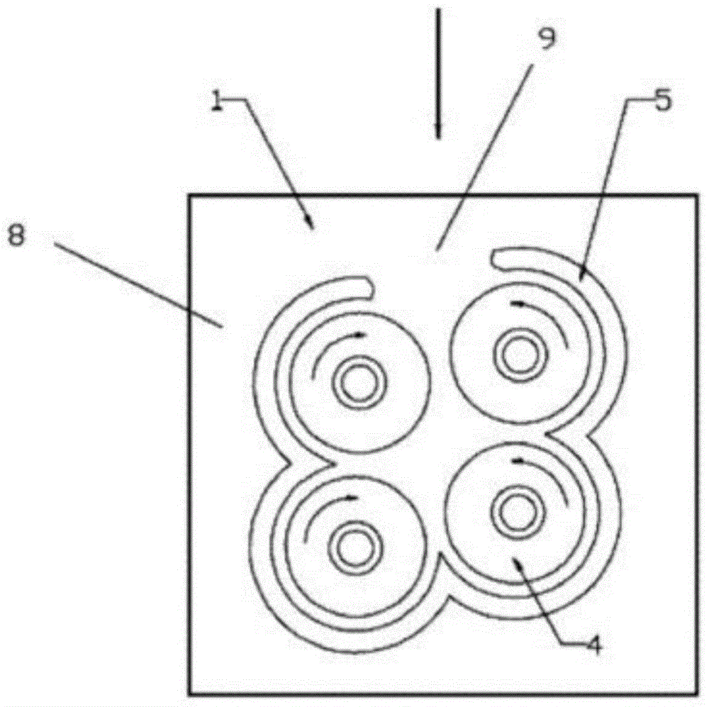 External wall fireproof thermal-insulation plate prepared by using slag cotton