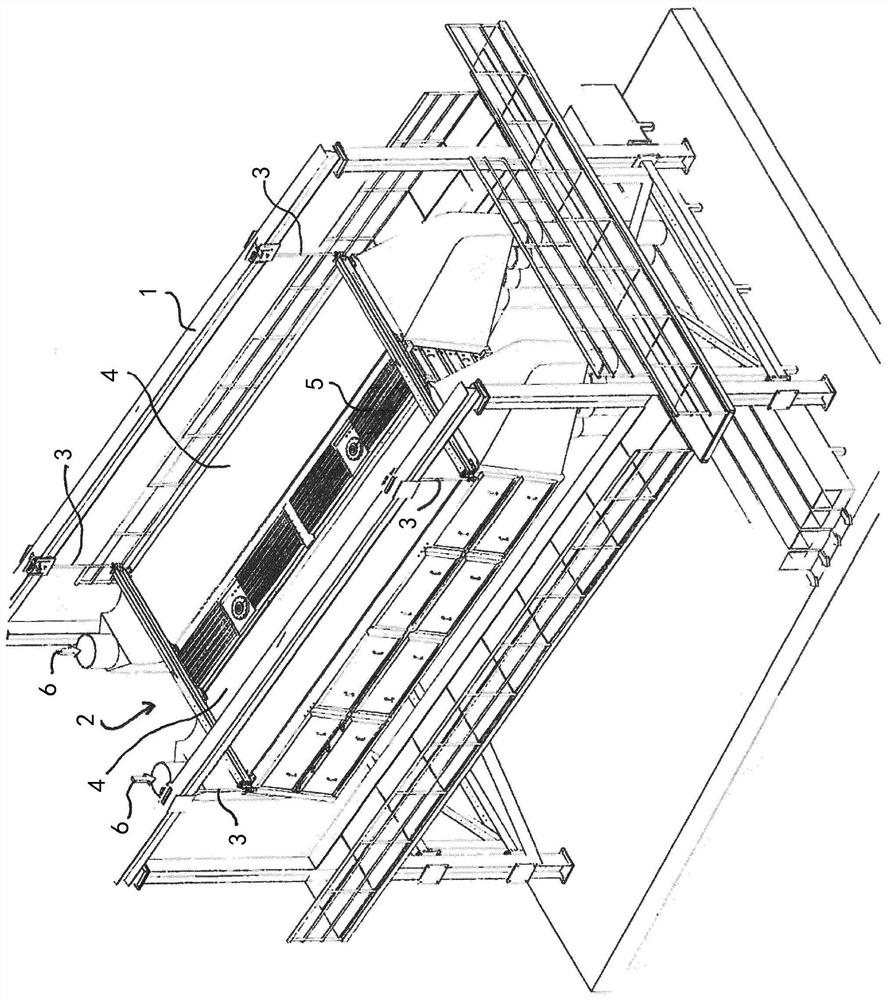 Screen, especially prepared for dust induced explosions and preferably usable in the wood-working industry