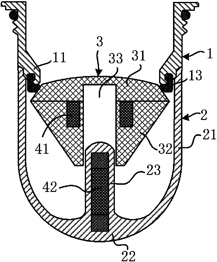 Anti-blocking self-suction type drainage valve element and related drainage equipment