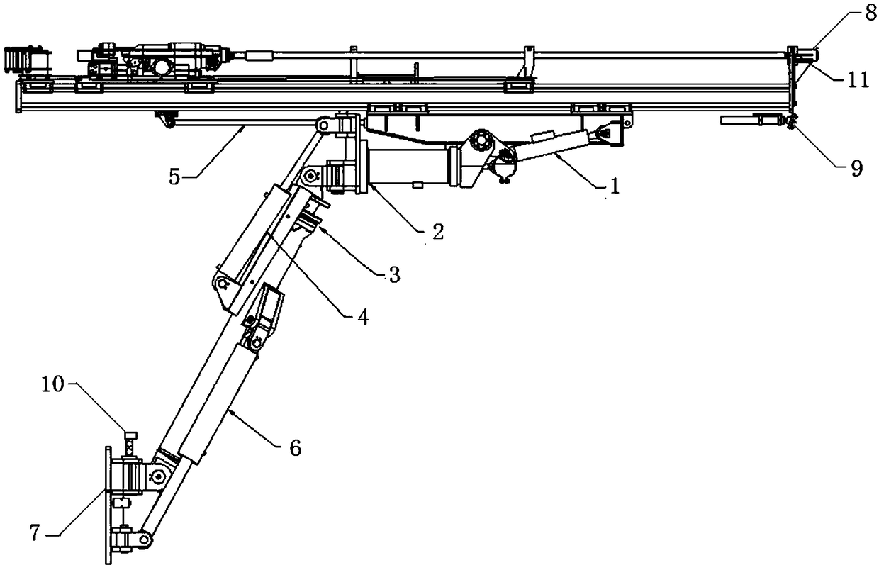 An automatic positioning device and method for drilling a drilling rig