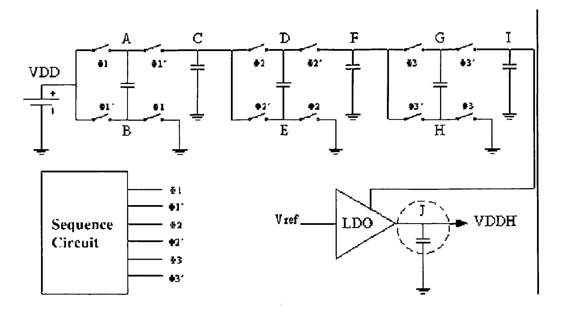 Capacitive touch panel detection circuit and boost circuit thereof