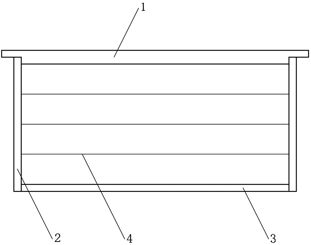 Movable frame at lower part of reversible apis cerana comb