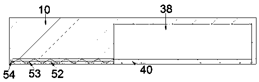 Embedded heat dissipation device of server room