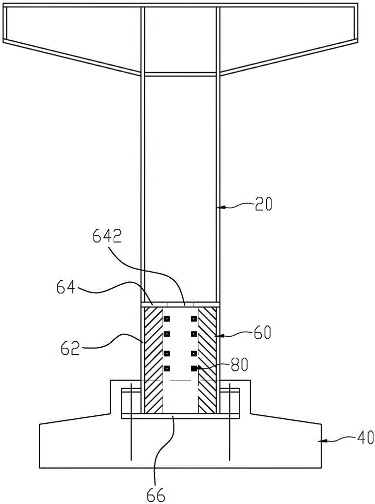 Method for arranging anti-buckling energy dissipation structures at root portion and box steel pier