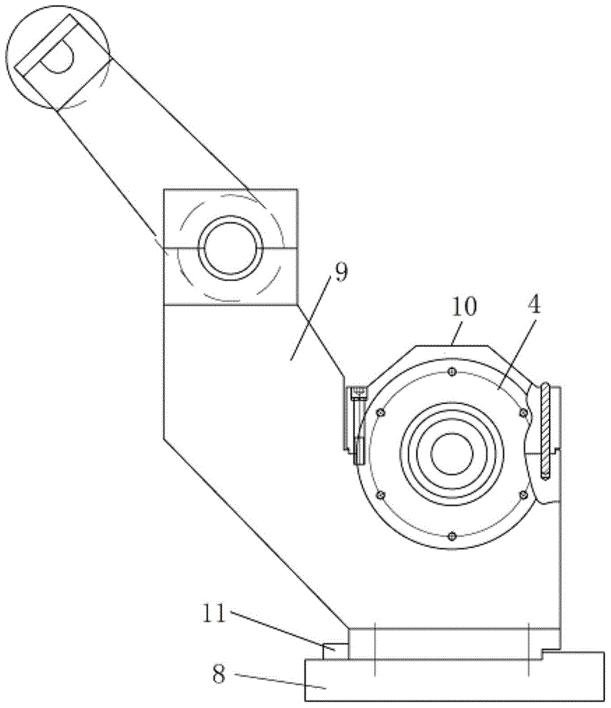 Turning roll device of reversible cold rolling mill unit