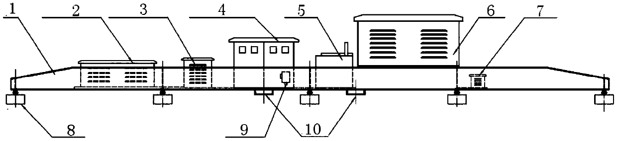 Electromagnetic spreader for forklift