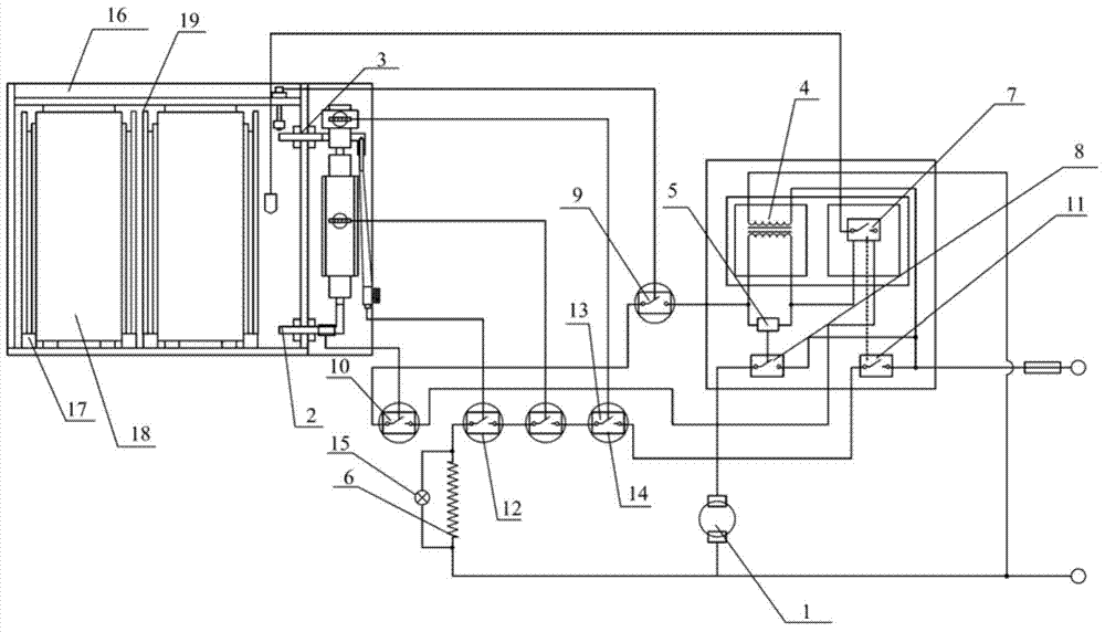 Temperature-controlled circulation device and gel electrophoresis system comprising the device