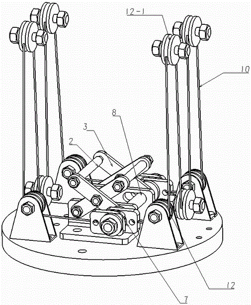 Integrated displacement amplifying mechanism and moving method thereof