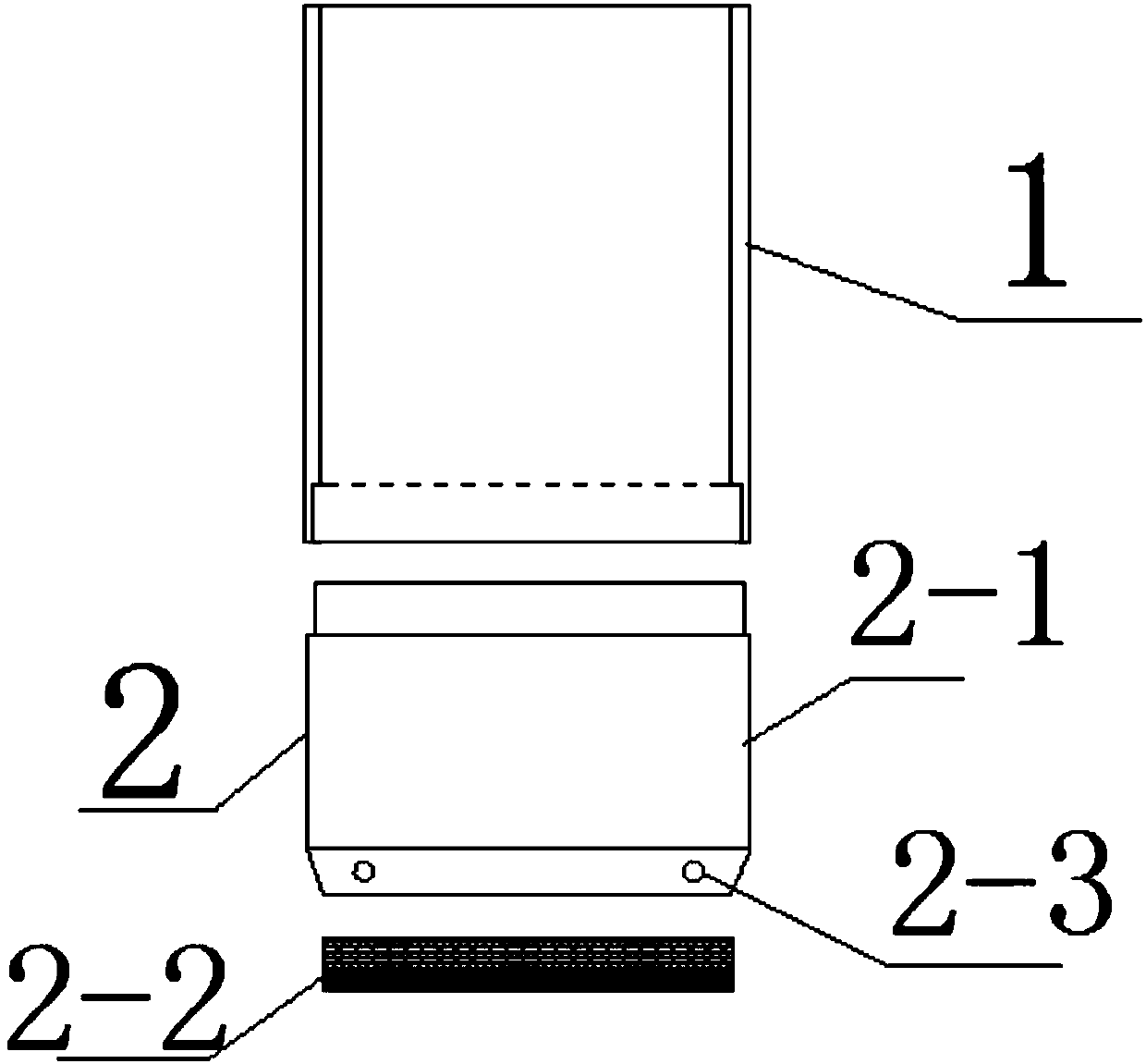 Intact soil core collection device for determining soil volume weight of marsh wetland and application method of intact soil core collection device