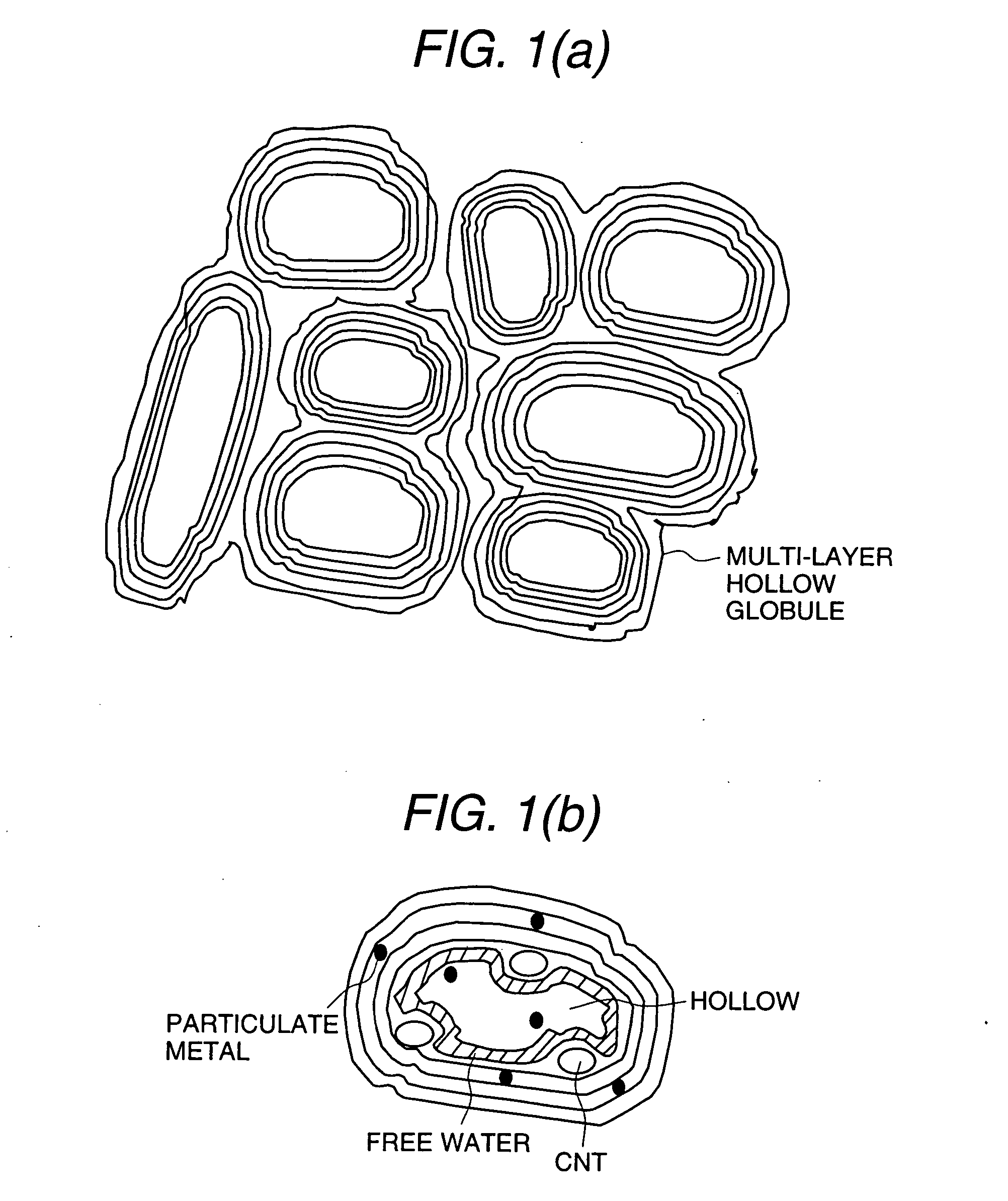 Electromagnetic wave absorption material and an associated device