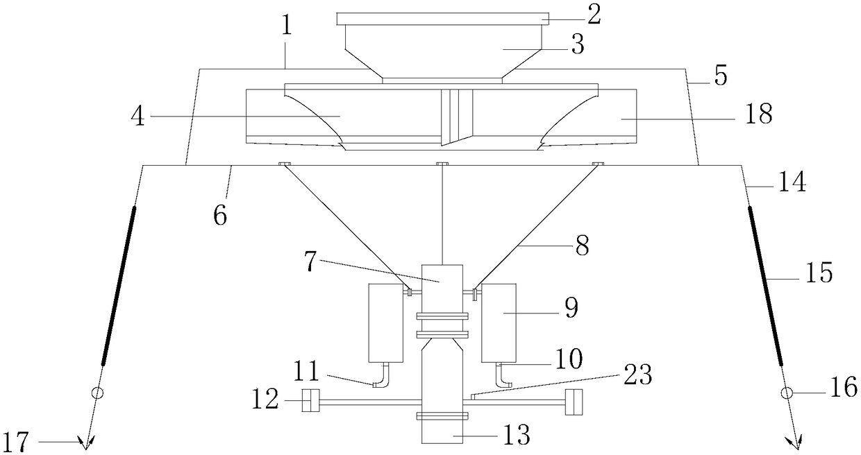 Laminar flow exchange type micro-nano oxygen-increasing water-flowing machine