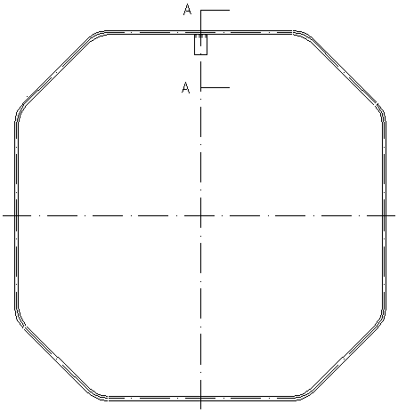 Filter press filter plate embedded filter cloth filter plate sealing rope ring and manufacturing method