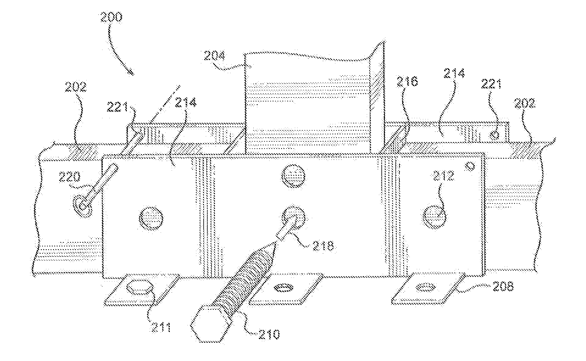 Construction Safety Handrail Support Bracket