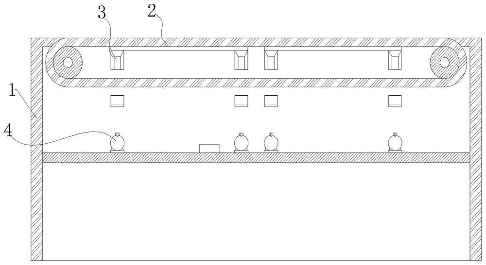 Assembly line weighing and packaging table with chain type plate scale