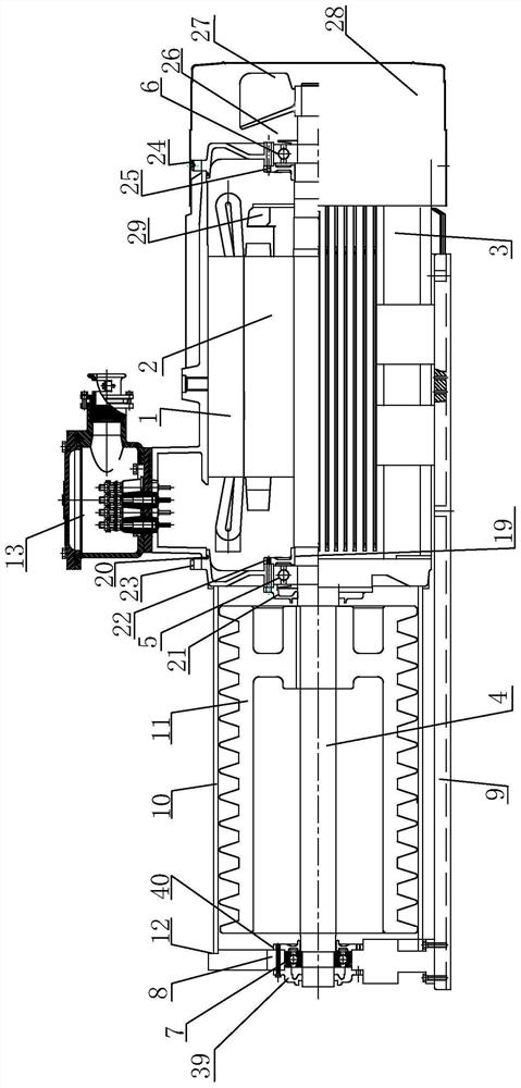 Special explosion-proof motor for plunger pump and process