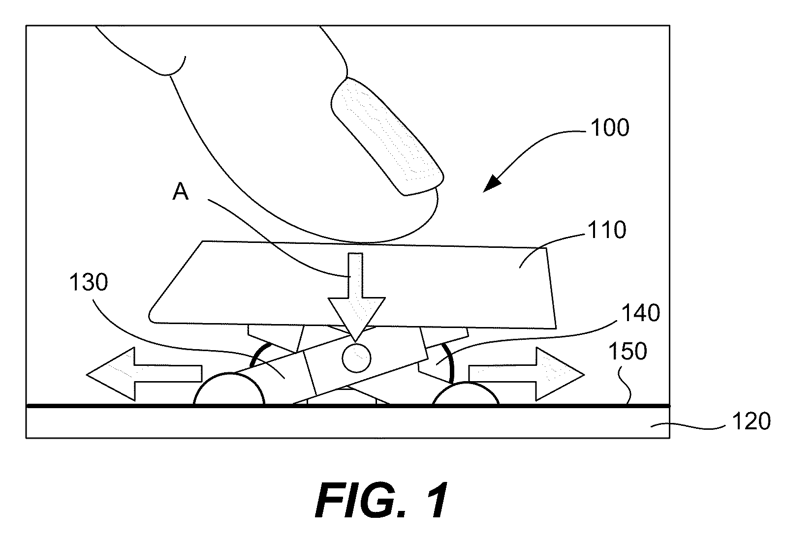 Stacked metal and elastomeric dome for key switch