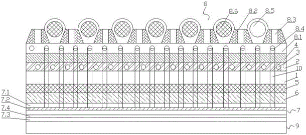 Anti-bacterial warm-keeping comfortable air-permeable knitted fabric with high color fastness