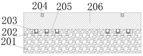 Electric heating anti-icing and snow-melting system for roads and laying method thereof