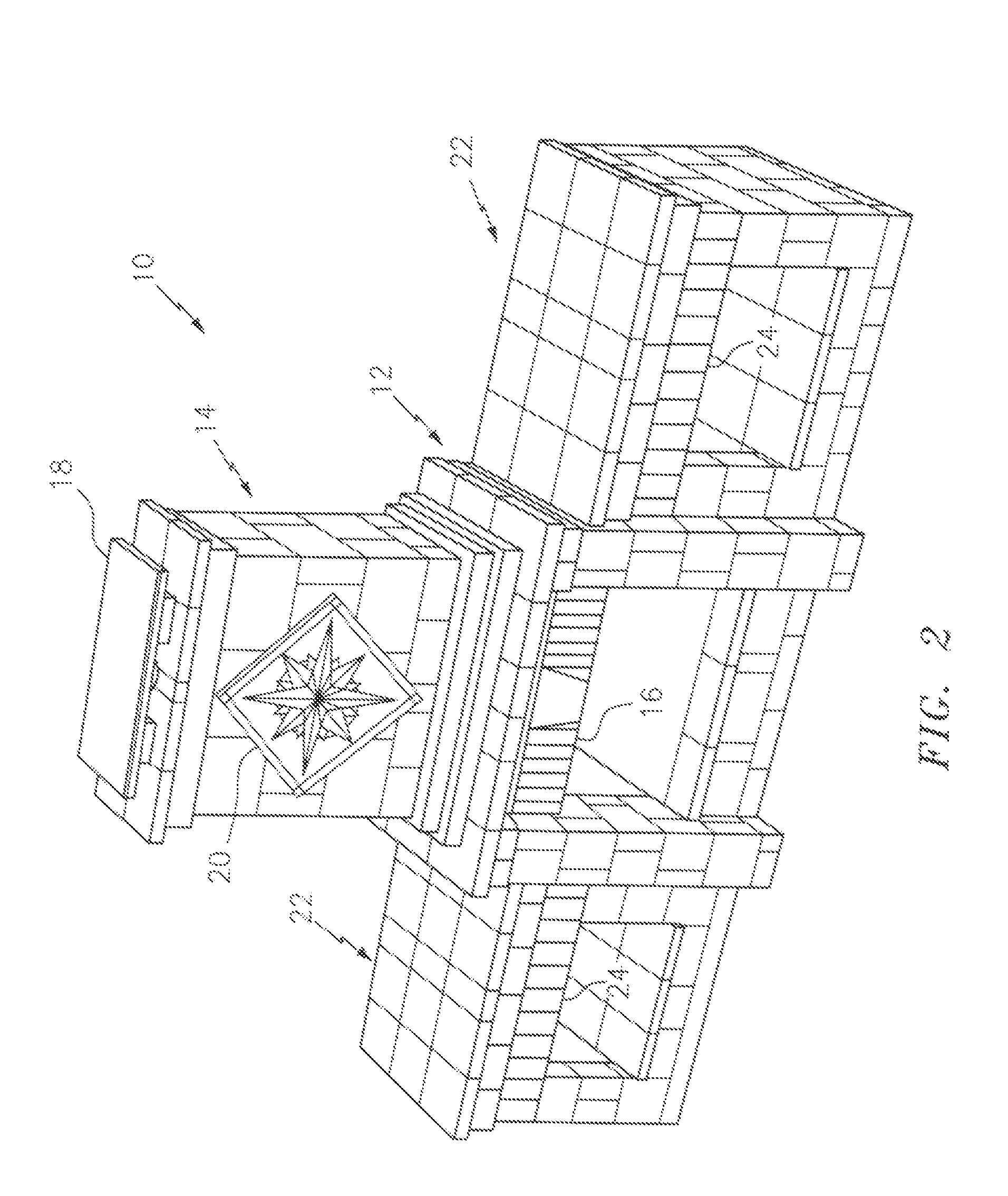 Prefabricated structure for use in constructing outdoor fireplaces and the like and method of making same