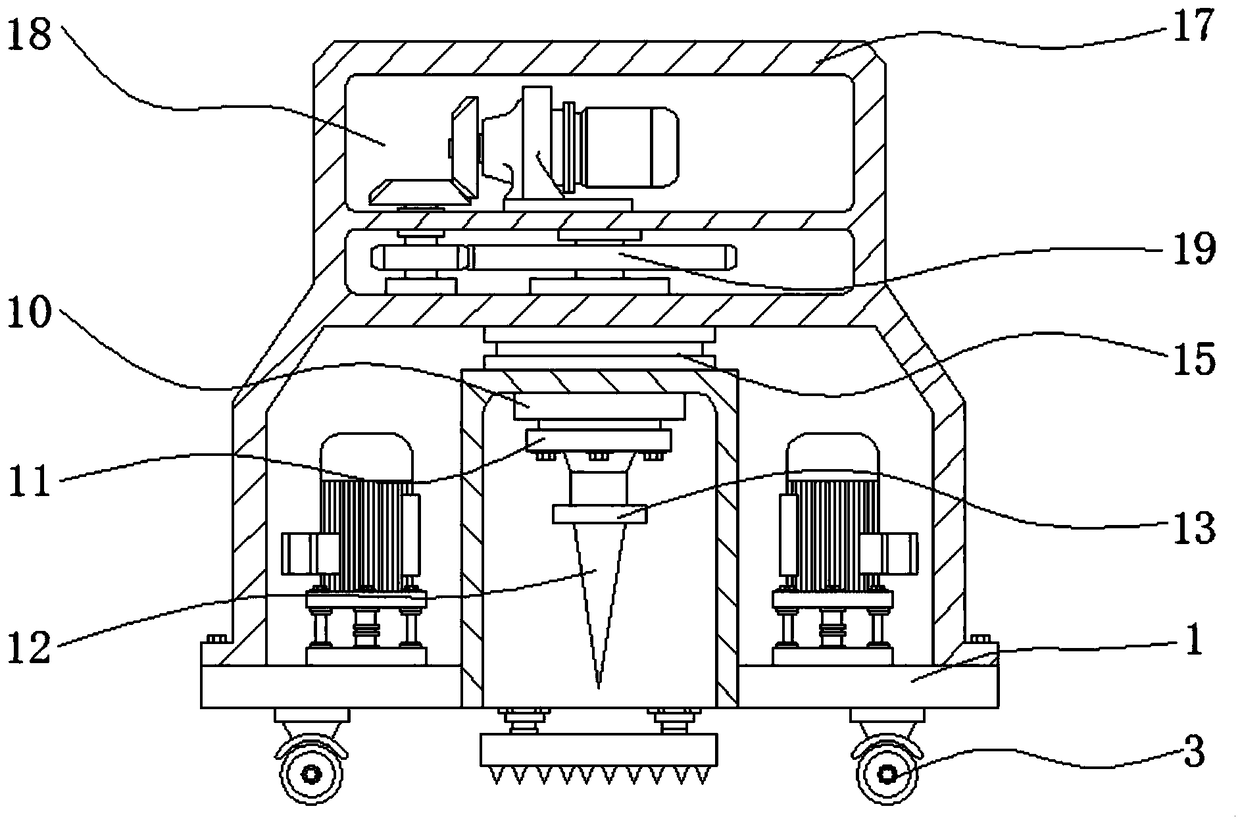 Drilling machine for multi-directional support for petroleum drill and exploitation