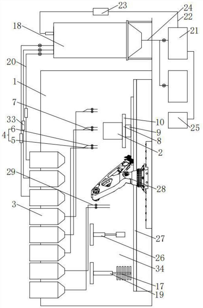 Automatic liquid metering and batching system