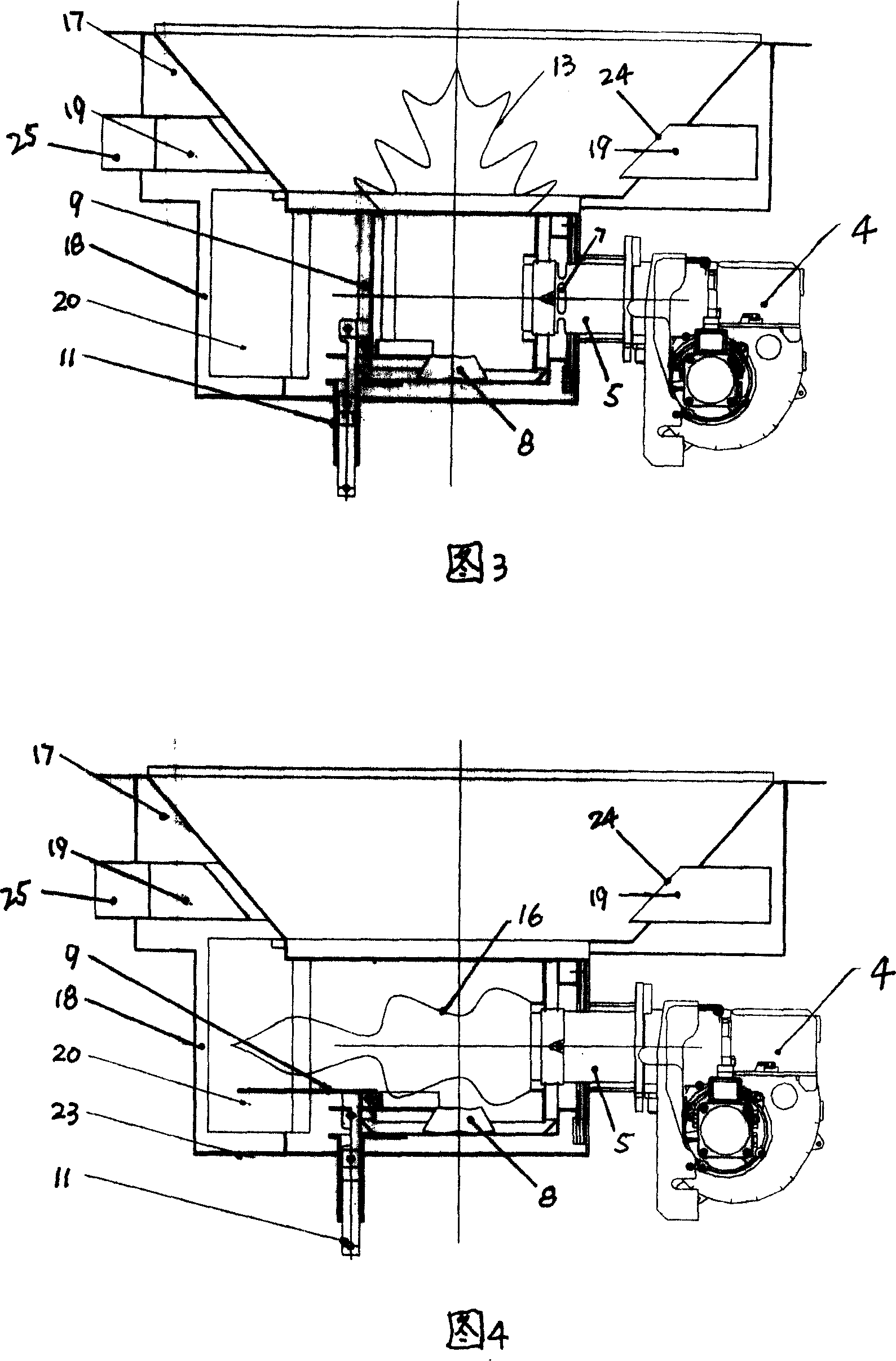 Oil and gas combustion special-shaped kitchen range