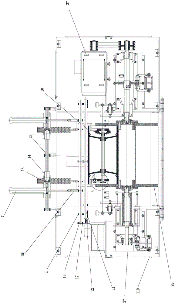 Flat yarn warping machine