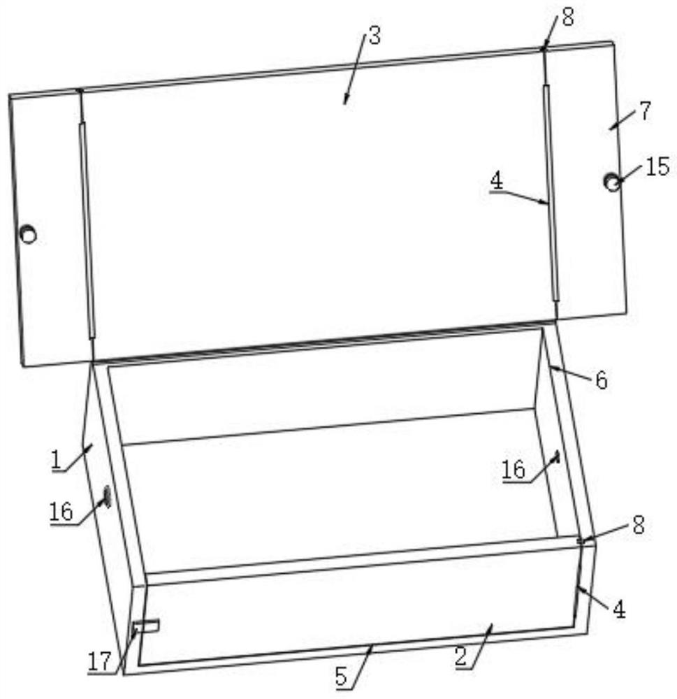 Environment-friendly printing paper packaging box and packaging method thereof