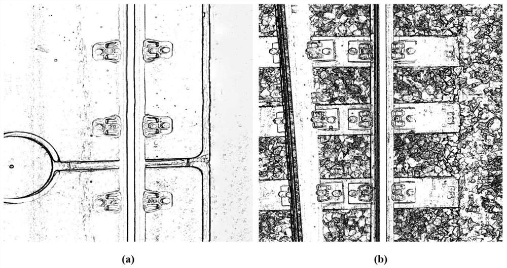 Turnout and non-turnout rail fastener positioning method based on deep learning