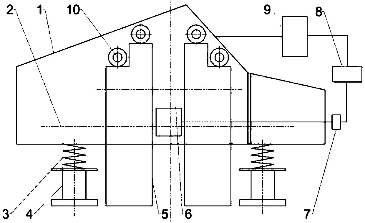 Intelligently controlled four-axis variable linear equal thickness vibrating screen and vibration method