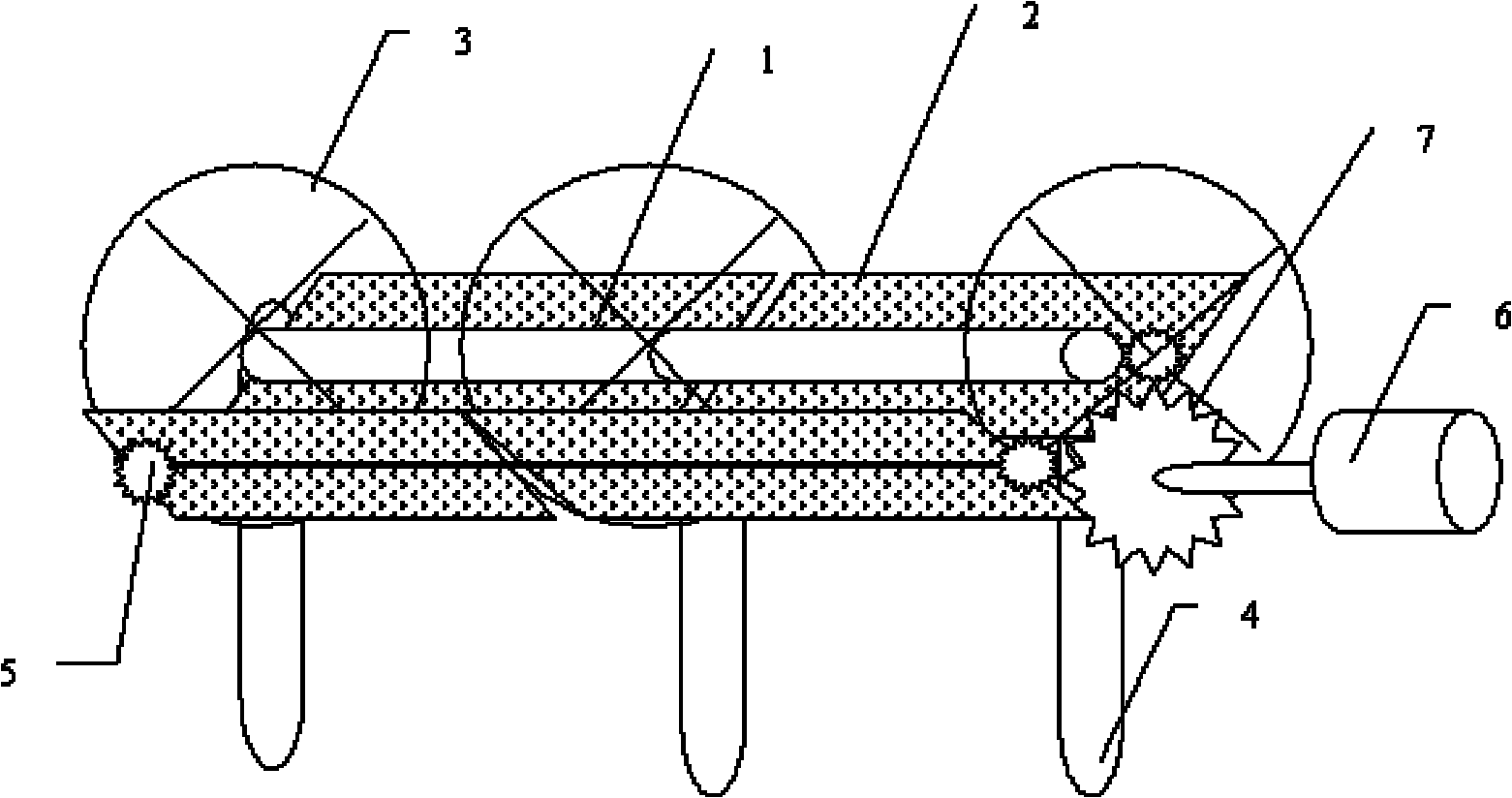 Solar linear multi-mirror zooming and unidirectional tracking system and application