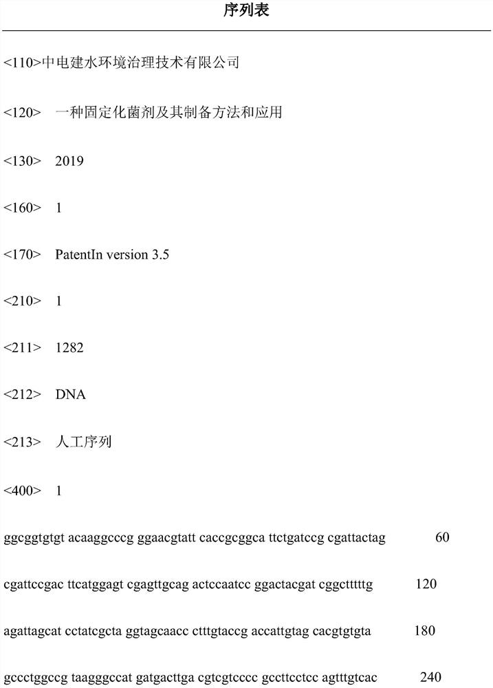 A kind of immobilized bacterial agent and its preparation method and application