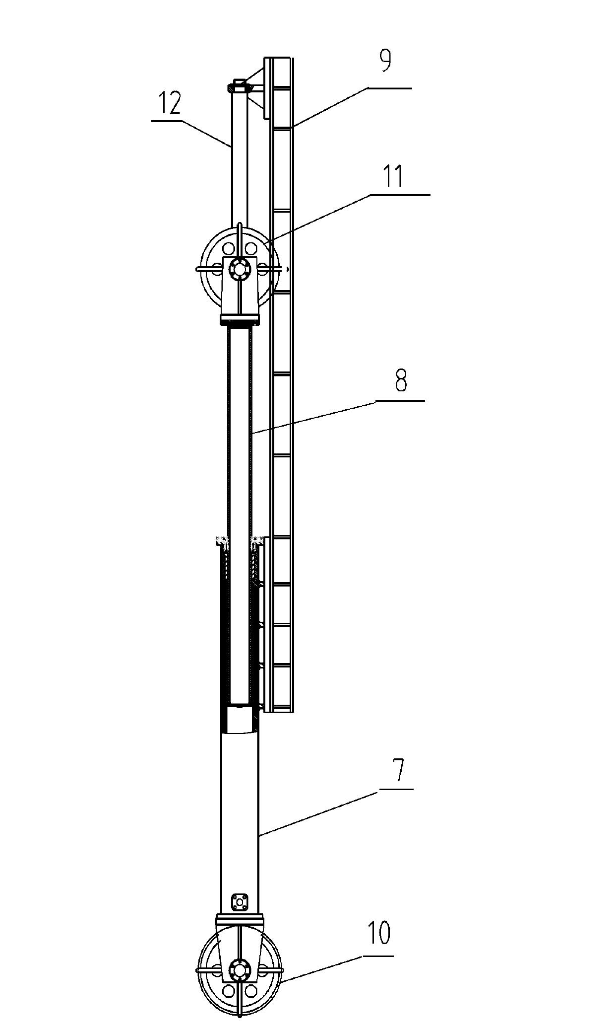 Heave compensating control system of ocean exploration equipment and control method