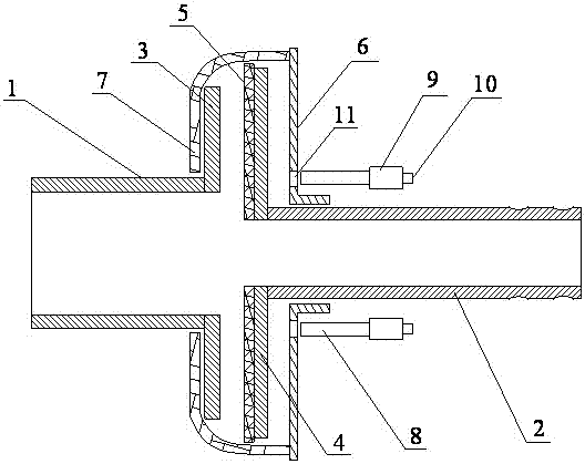 Electric flange connection device and operation method thereof