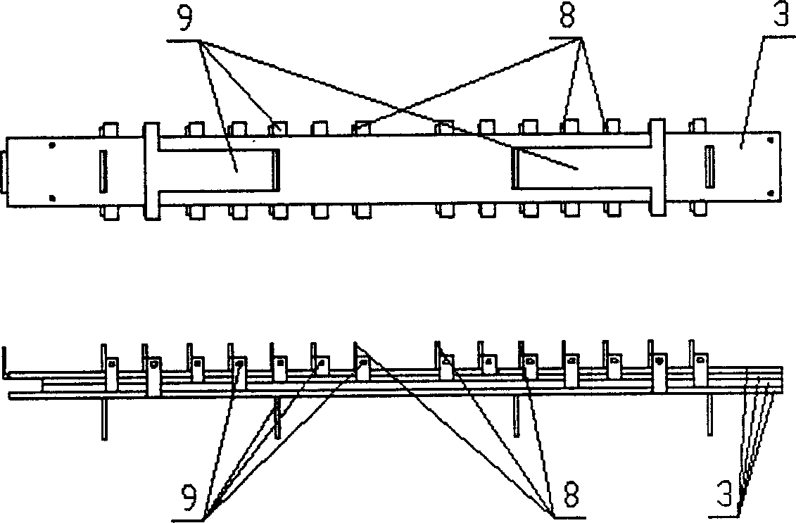 Commutating crystal brake tube power-phase module of integrated gate pole