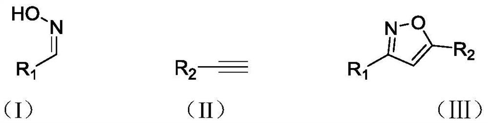 Green preparation method of water-soluble vitamin E participated isoxazole compound